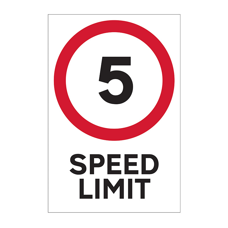 5mph speed limit - FMX (400 x 600mm)