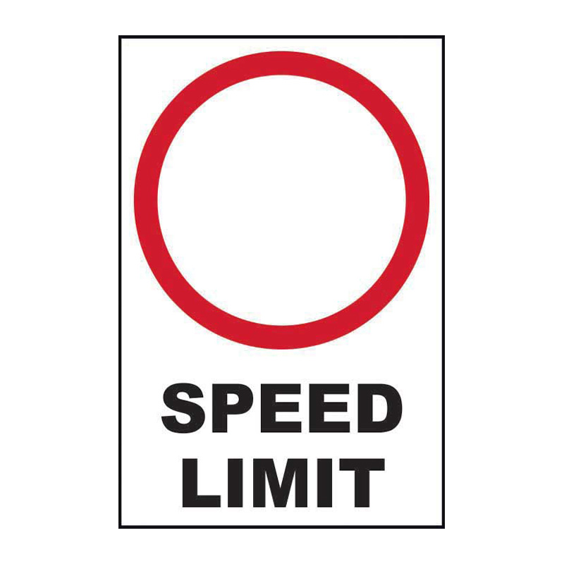 Blank (speed limit) - FMX (400 x 600mm)