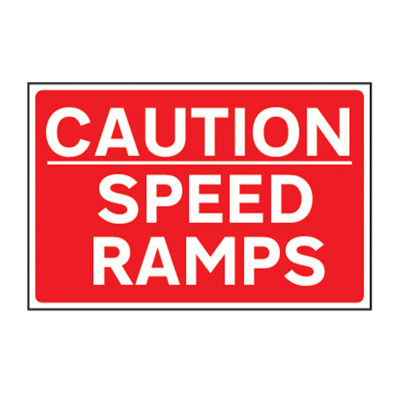 Caution Speed ramps - FMX (600 x 400mm)