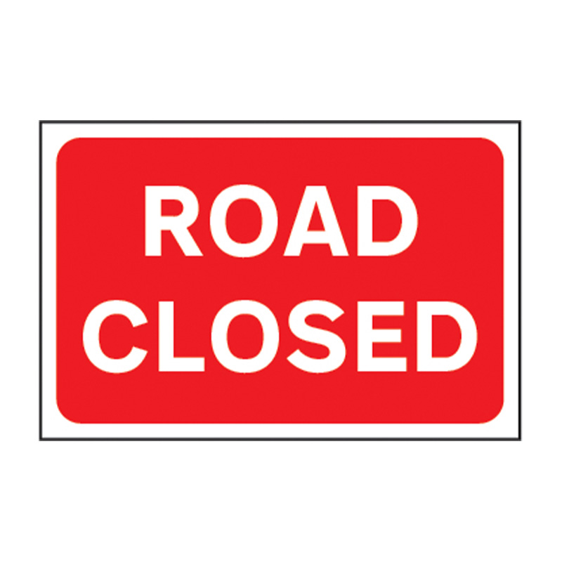 Road closed - FMX (600 x 400mm)