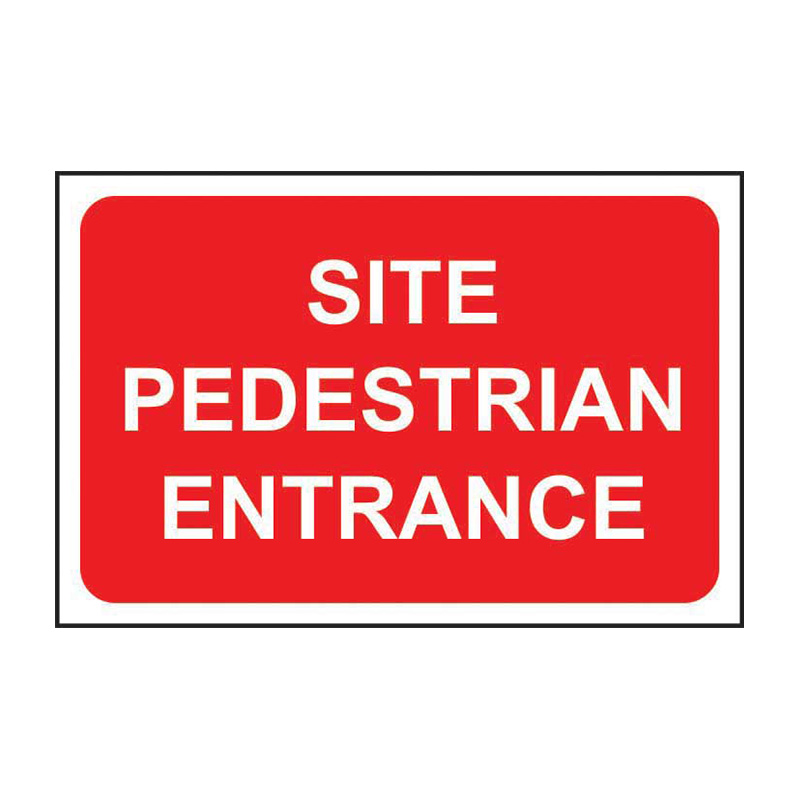 Site pedestrian entrance - FMX (600 x 400mm)