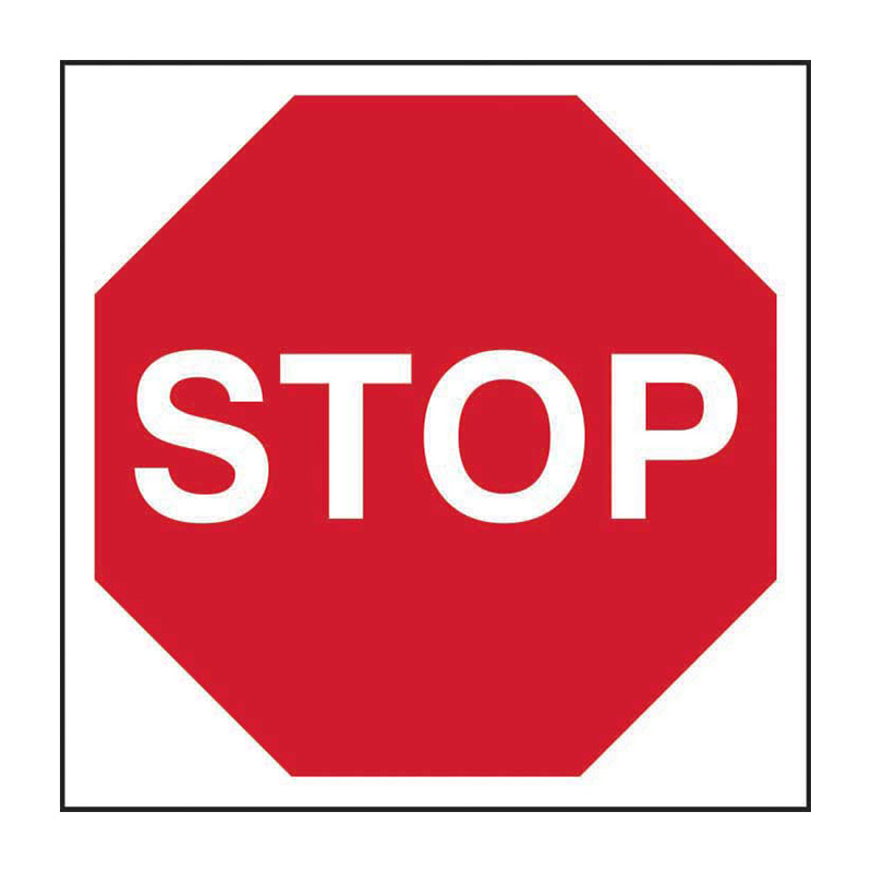 Stop - FMX (400 x 400mm)