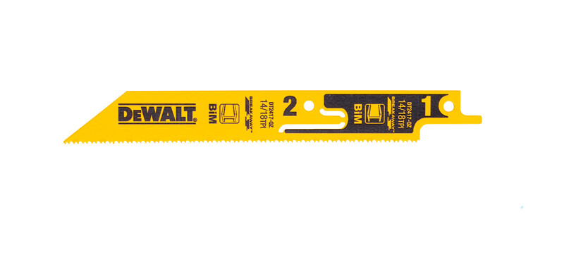 DeWalt Break Away 152mm 14/18Tpi 5 Pack