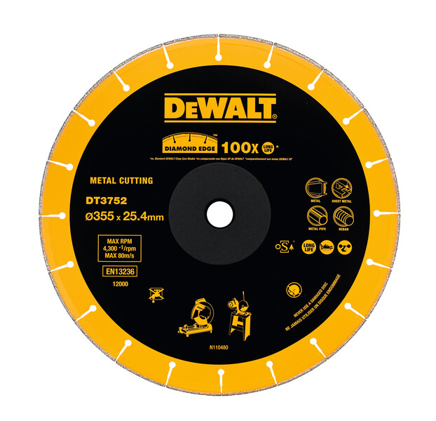 DeWalt 355mm Bsl Diamond Wheel