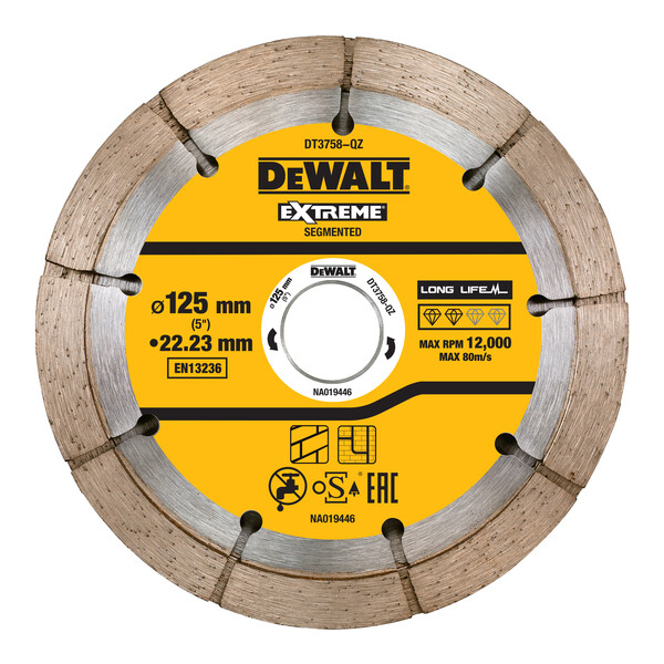 DeWalt 125mm Mortar Raking Wheel Extreme