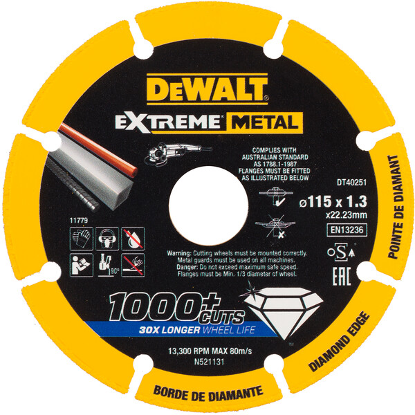 DeWalt Extreme Metal 115x22.23x1.3mm