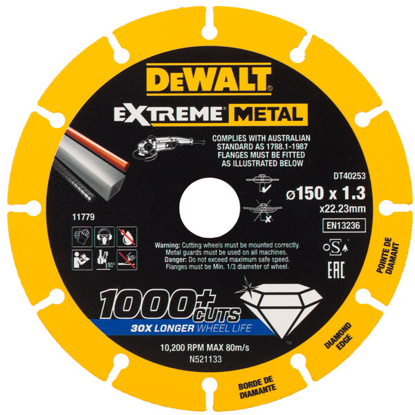 DeWalt Extreme Metal 150x22.23x1.3mm