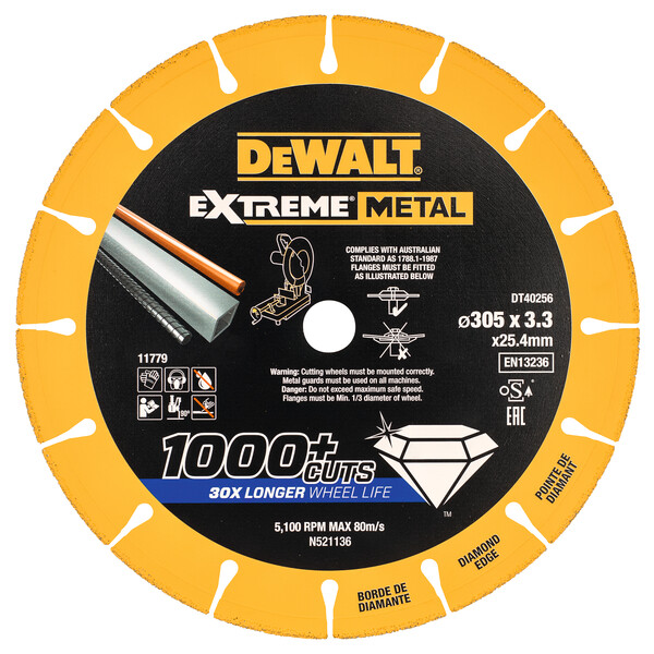 DeWalt Extreme Metal 300x25.4x3.3mm