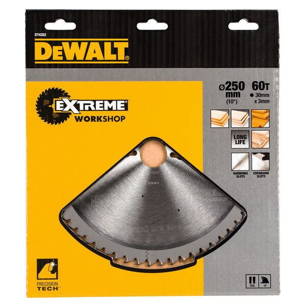 DeWalt 250 60 30 Extreme Blade Tcg