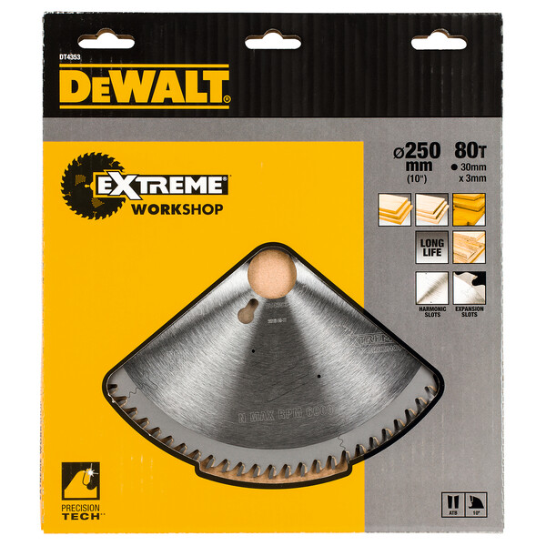 DeWalt 250 80 30 Extreme Blade Atb