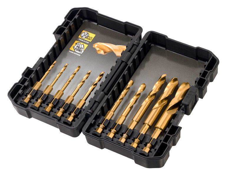 DeWalt 10pc Impact Titanium Drill Bit Set