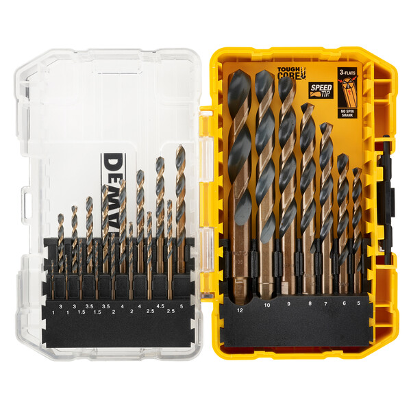 DeWalt 23pc Hss Black and Gold Drill Set