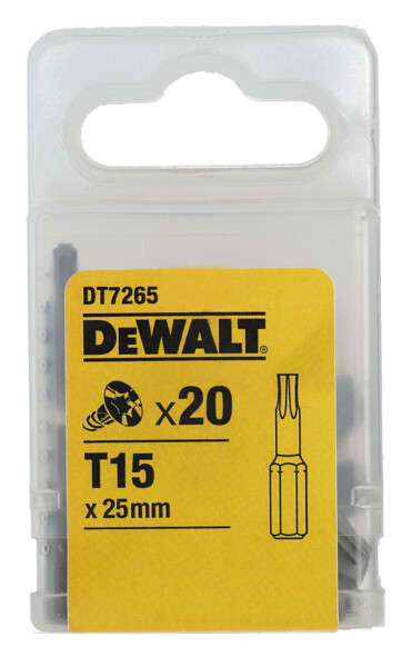 DeWalt 25mm Torx Bit T15 x20