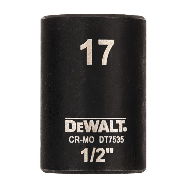 DeWalt 17mm 1/2" Impact Socket (Shallow)