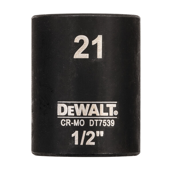 DeWalt 21mm 1/2" Impact Socket (Shallow)