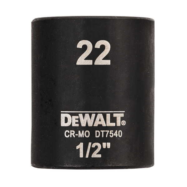 DeWalt 22mm 1/2" Impact Socket (Shallow)