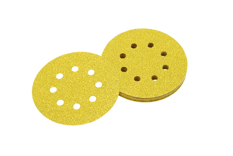 DeWalt Ros "Quick Fit" Loop Discs 125mm 8Holes Grit 40 Pk 10