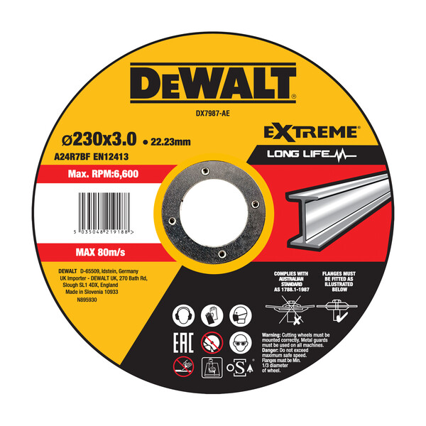 DeWalt 230x3mm Extreme Cutting Metal