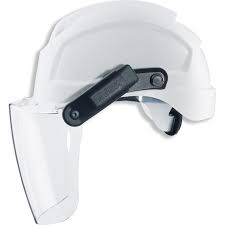 uvex 9906008 pheos SLB 2 visor (magnetic attachment) Polycarbonate, blue lens with UV400 protection and supravision excellence coating. Can be combined with uvex pheos E-S-WR helmets. Compatible with uvex pheos K1P and K2H magnetic earmuffs. Class 2 protection from electrical arcs (7kA)