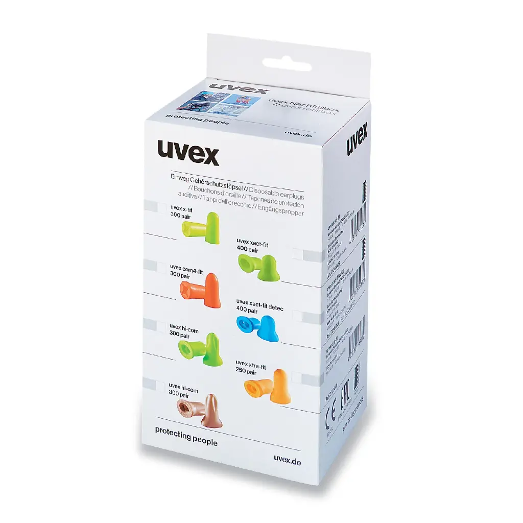 uvex hi-com refill box for "one 2 click" dispenser
Dispenser refill box for use with uvex
dispenser 2112000