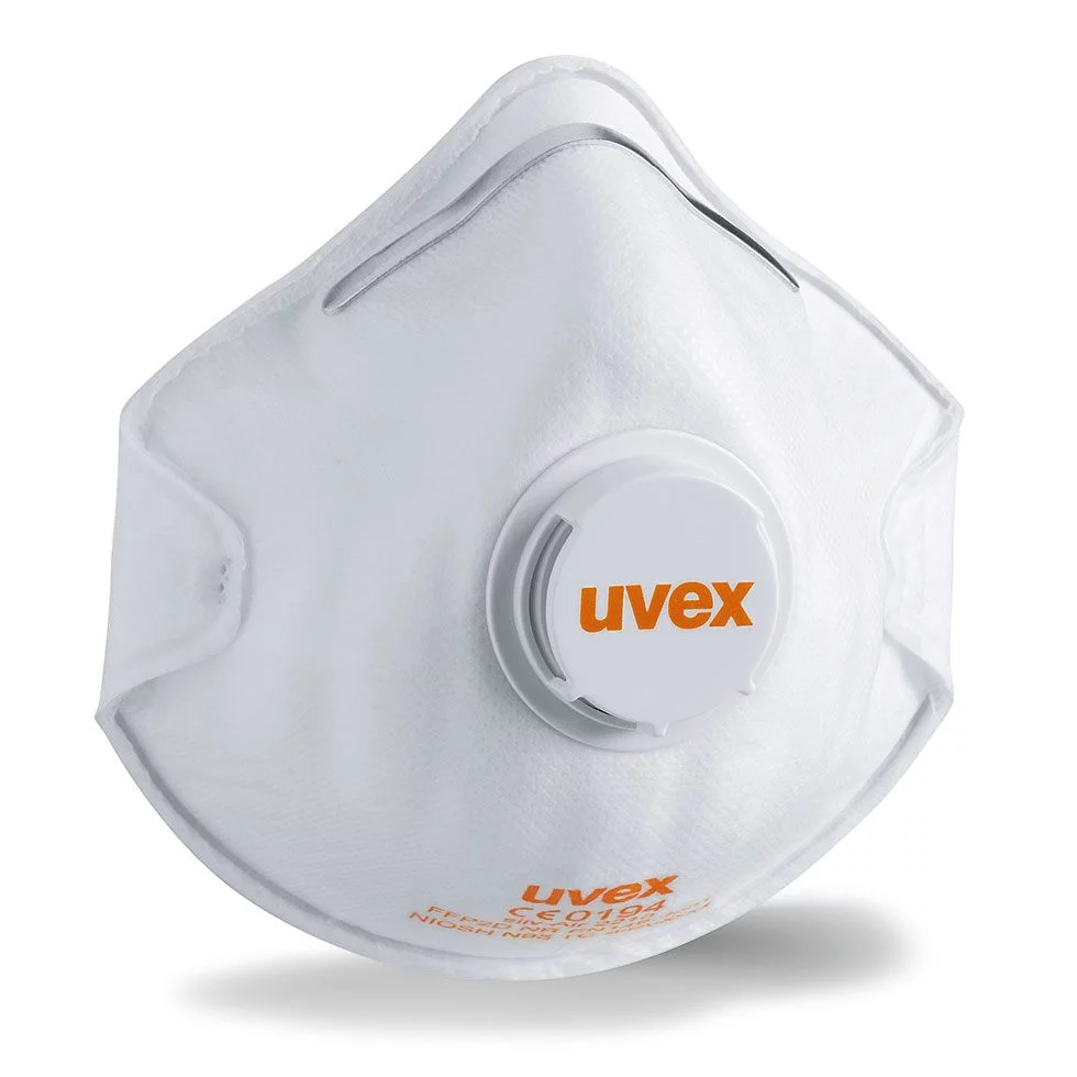 uvex silv-Air c 2210 FFP2 cup shape valved preformed mask