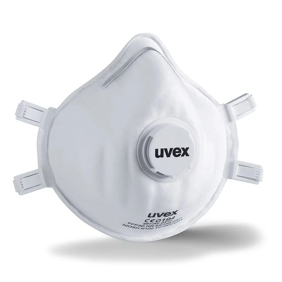 uvex silv-Air c 2310 FFP3 cup shape valved Respirator 	Folding Mask