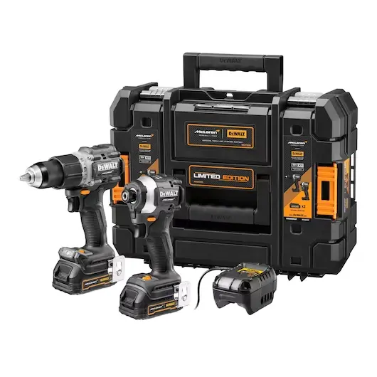 DEWALT DCK200ME2GT-GB DEWALT x McLaren F1 Team 18V XR Brushless Twin Kit