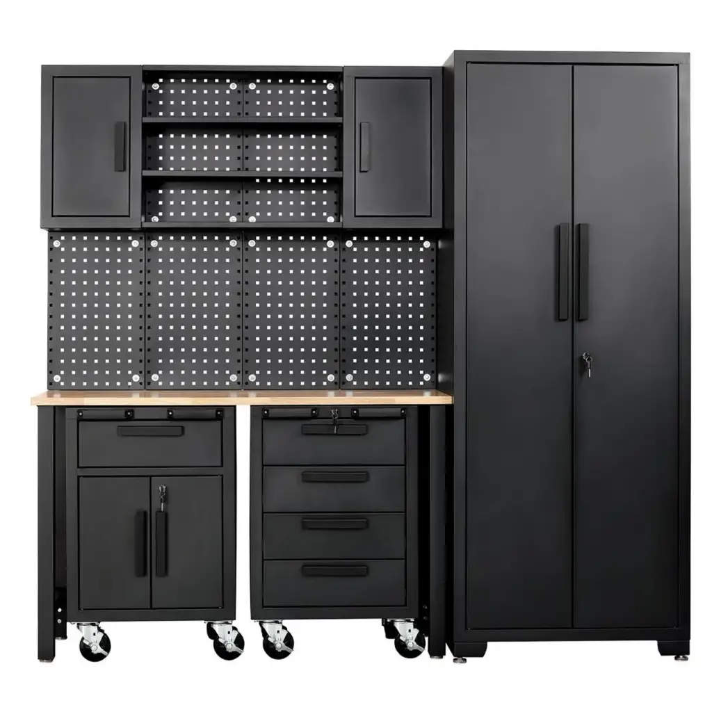 Draper 13269 Custom Garage Modular Workshop with Roller Cabinets
