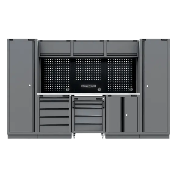 Sealey APMSSTACK10SS Custom Workshop Storage System with Stainless Worktop 3.24m