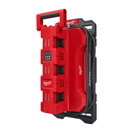 Milwaukee M18 MPC6 4932498552 240v M18™ mobile PACKOUT™ six bay rapid battery charger
