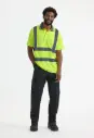 UNEEK UC808 Hi Vis Short Sleeve Polo Shirt S - 5XL Orange / Yellow