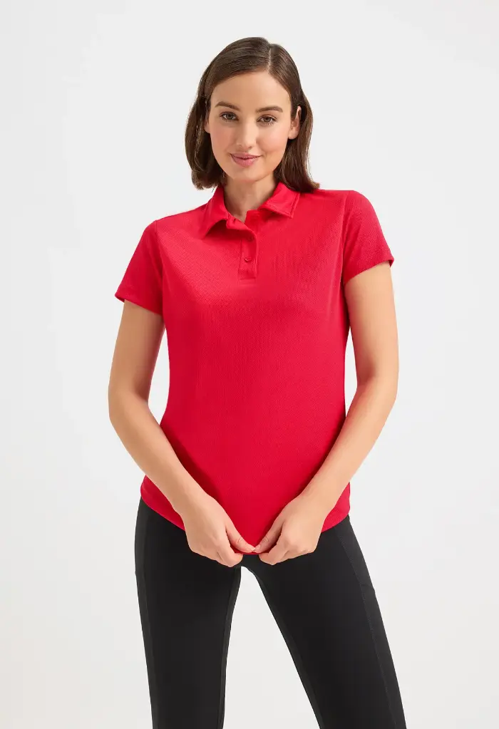UNEEK UC126 Ladies Ultra Cool Polo Shirt XS - 2XL Black / Electric Green / Navy / Red / Royal / Sapphire Blue / White