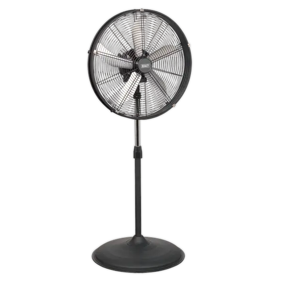 Sealey HVF20PO Industrial High Velocity Oscillating Pedestal Fan 20" 230V