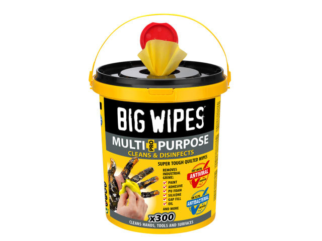 Multi-Purpose Pro+ Antiviral Wipes (Bucket 300)