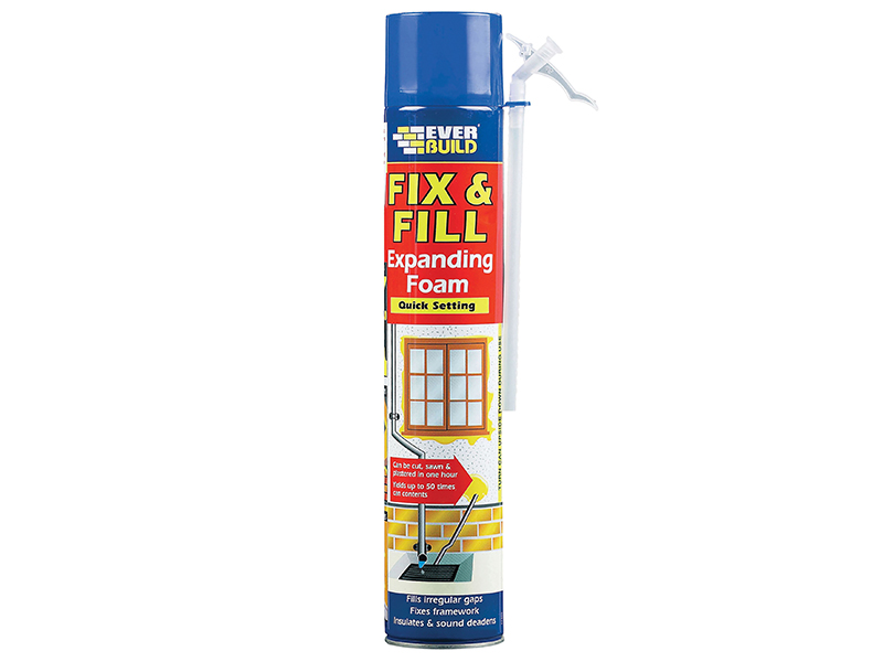 Fix & Fill Expanding Foam Filler 750ml