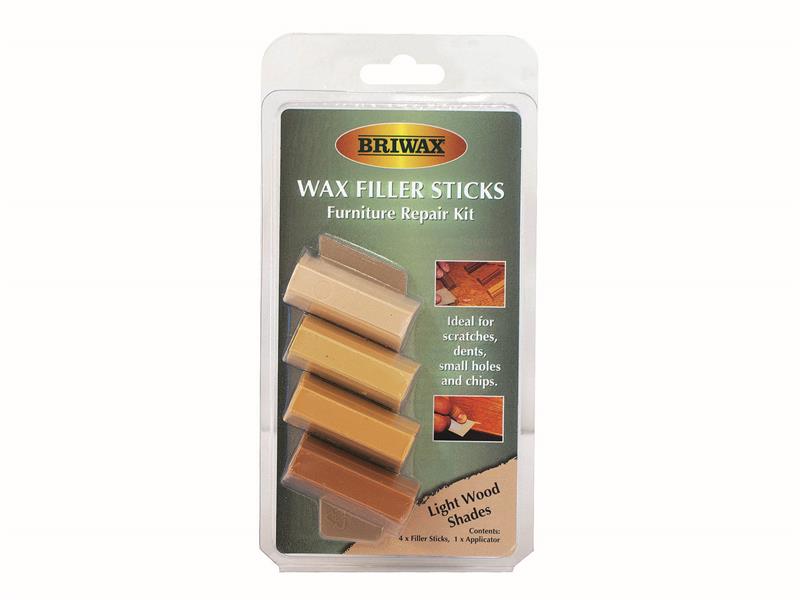 Wax Filler Sticks Light Wood Shades (Pack 4)