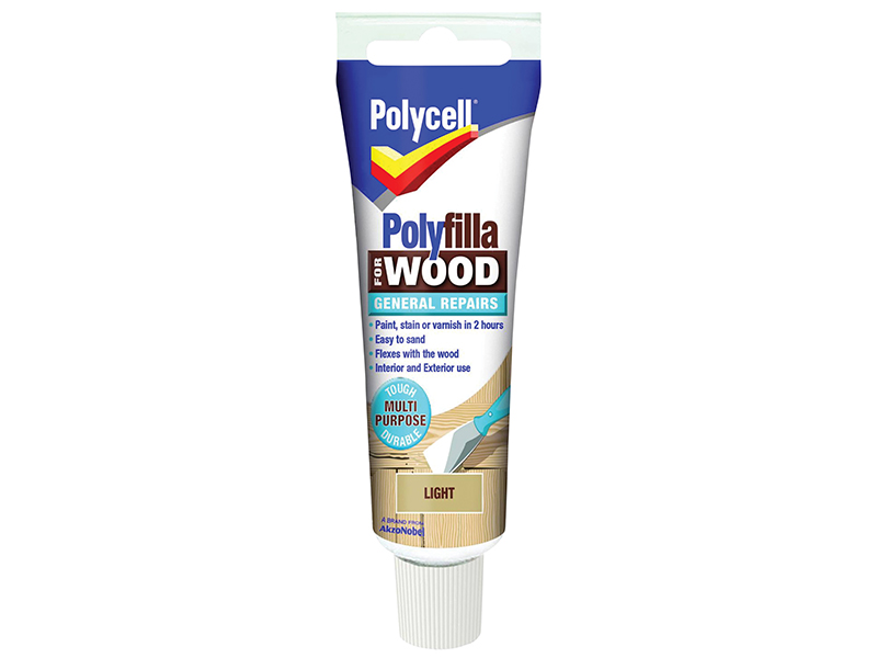 Polyfilla For Wood General Repairs Tube Light 75g