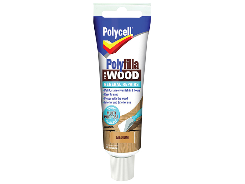 Polyfilla For Wood General Repairs Tube Medium 75g