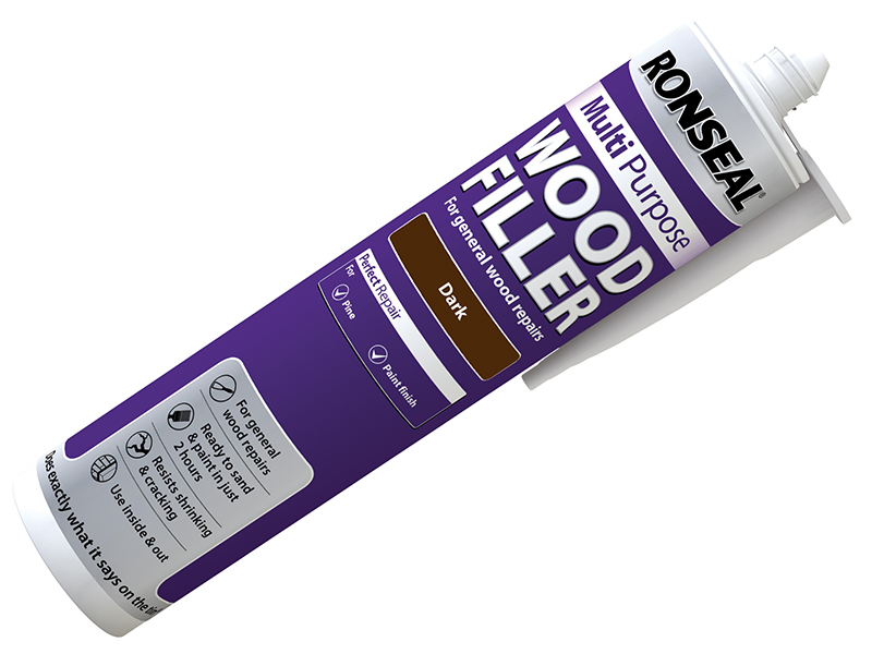 Multipurpose Wood Filler Cartridge Dark 310ml