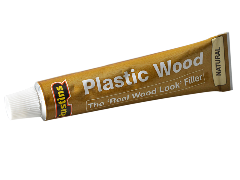 Plastic Wood Tube Natural 20g