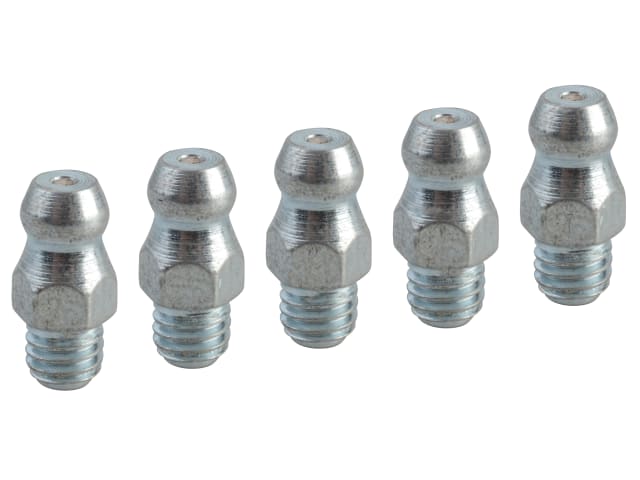 Grease Nipple Straight M6 x 1.0 (Pack 5)