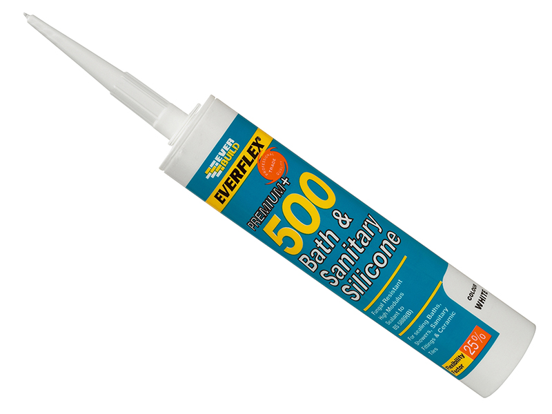 500 Bath & Sanitary Silicone Sealant Ivory 290ml