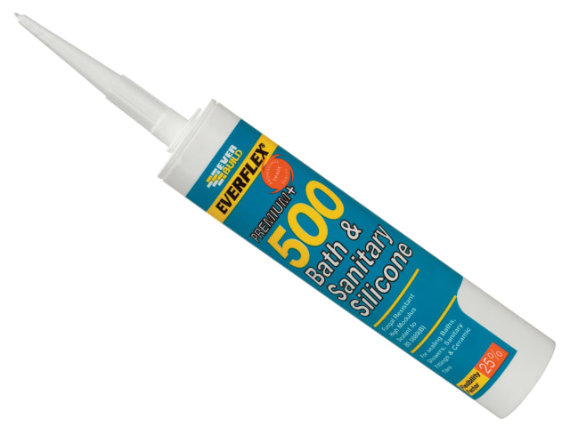 500 Bath & Sanitary Silicone Sealant Sandstone 290ml