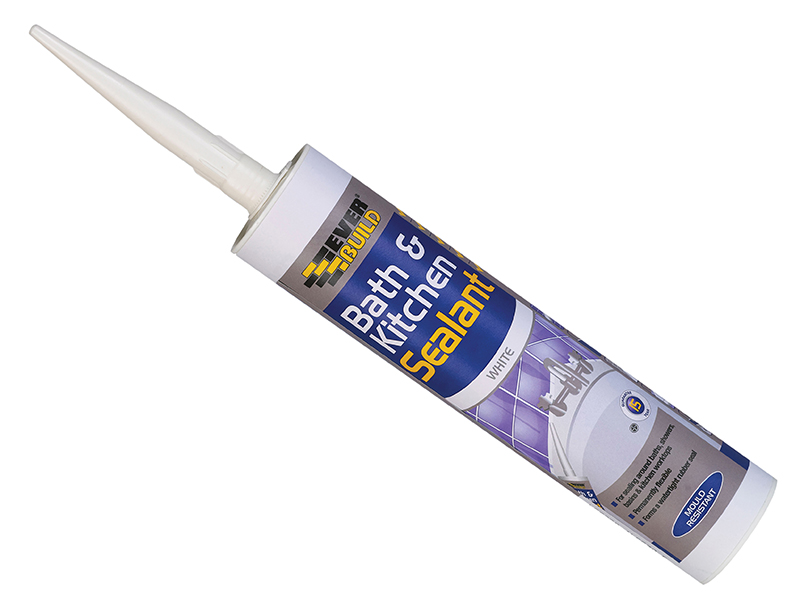 Bath & Kitchen Sealant White 290ml