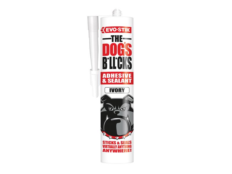 The Dog's B*ll*cks Multipurpose Adhesive & Sealant  Ivory 290ml