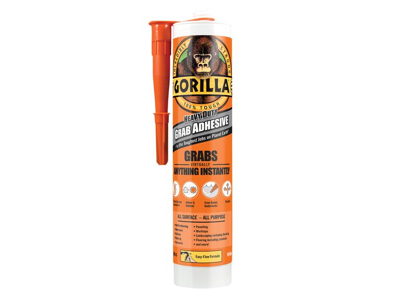 Gorilla Heavy-Duty Grab Adhesive White 290ml