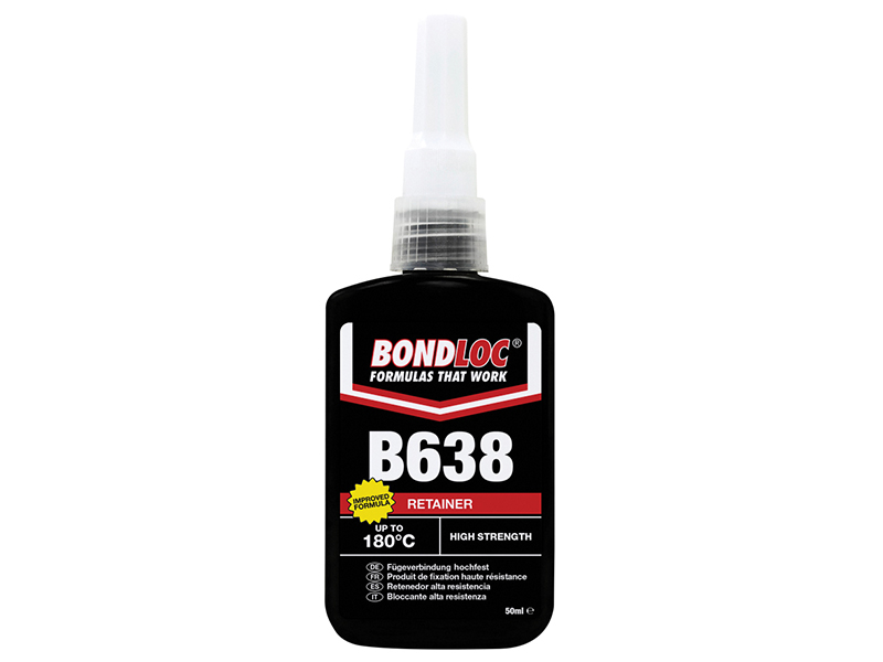 B638 High Strength Retaining Compound 50ml