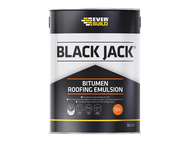 Black Jack® 906 Bitumen Roofing Emulsion 5 litre