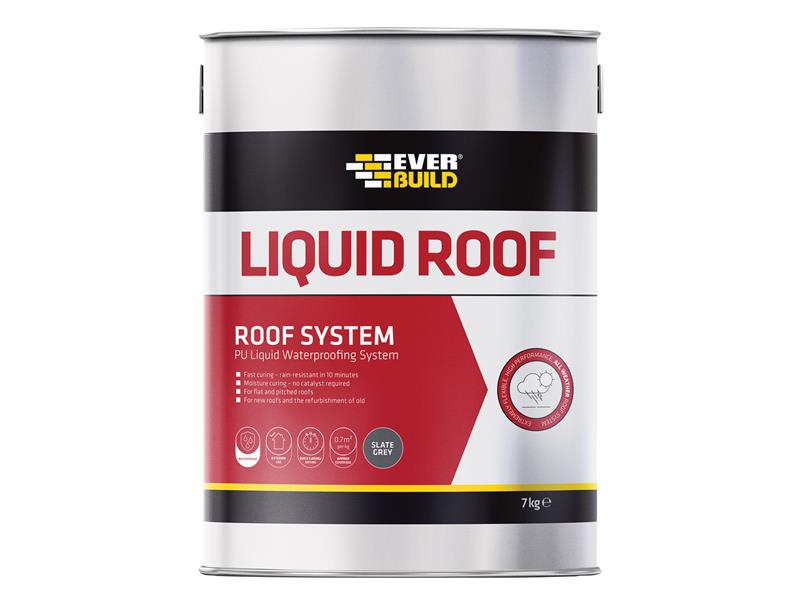 Aquaseal Liquid Roof Slate Grey 7kg