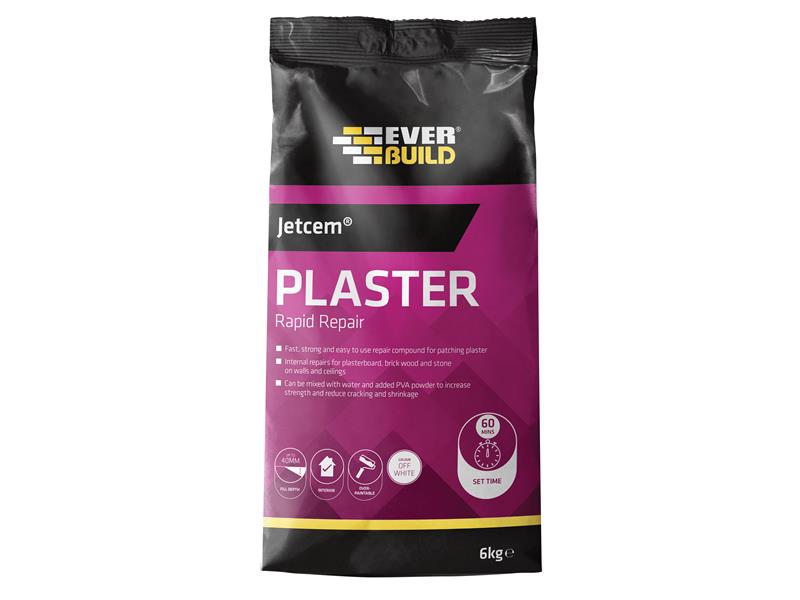 Jetcem Quick Set Patching Plaster (Single 6kg Pack)